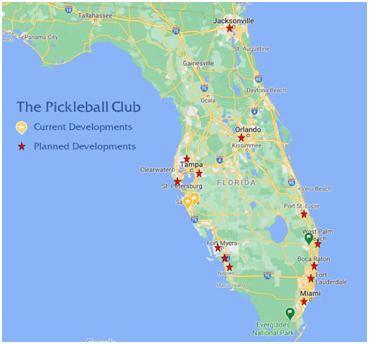 the pickleball club developments